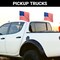 G128 2 Pack: American USA Car Flag | 11x17 In | Double LiteWeave Pro Series Double Sided Printed 150D Polyester | Flagpole Included | Perfect for Festival Celebrations, Parades